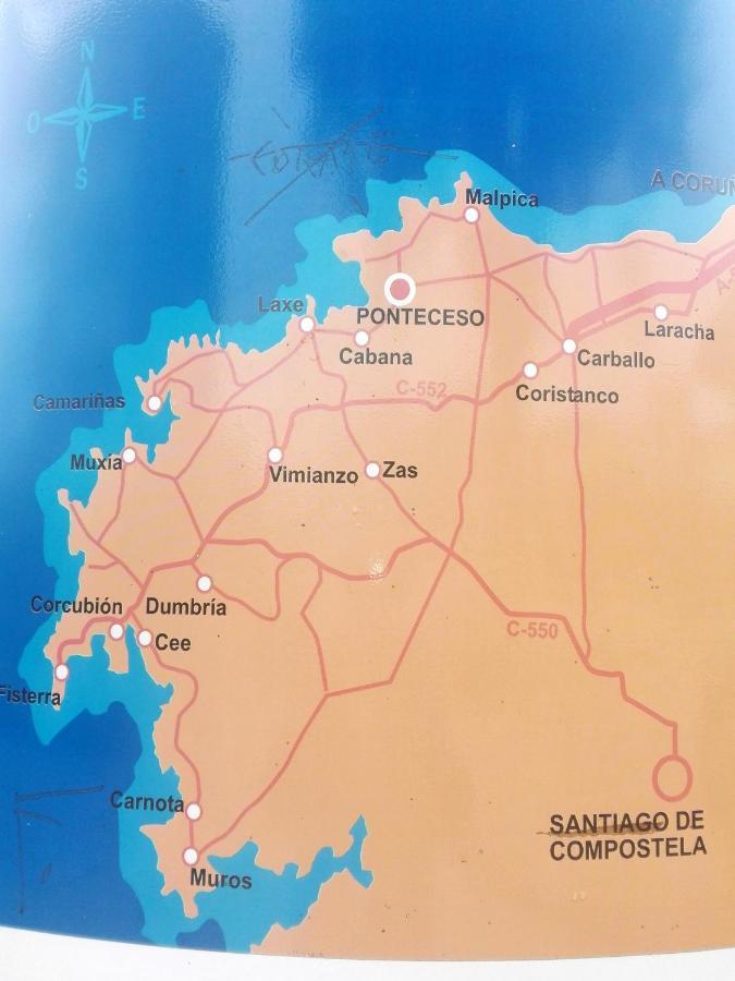 Terra Do Mar Atico Nuevo En Costa Da Morte, Camino De Los Faros Ponteceso Extérieur photo